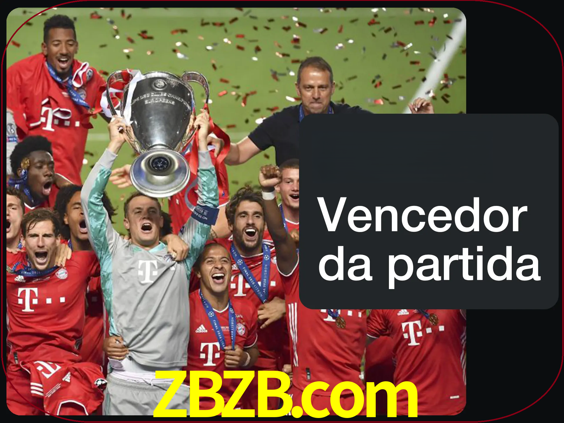 Aposte no vencedor e ganhe uma grande quantia de dinheiro.