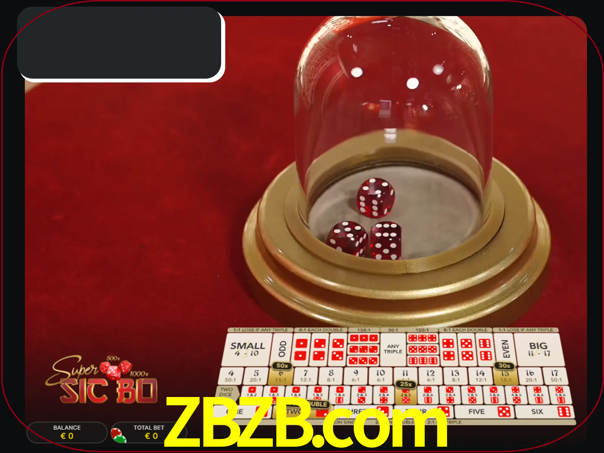 Deixe os dados ao seu lado nos jogos da Sic Bo.