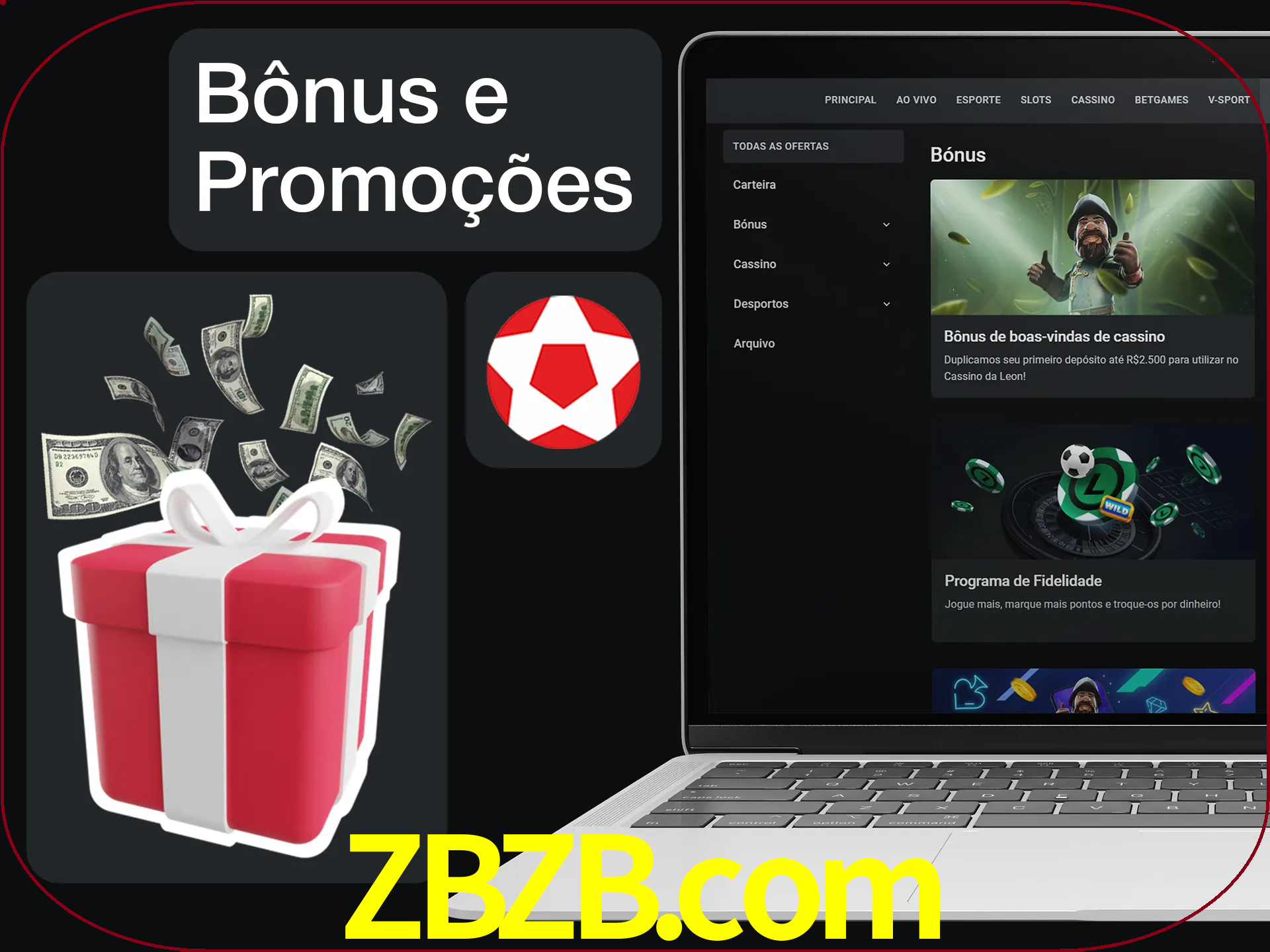 Verifique se há novos bônus e promoções.