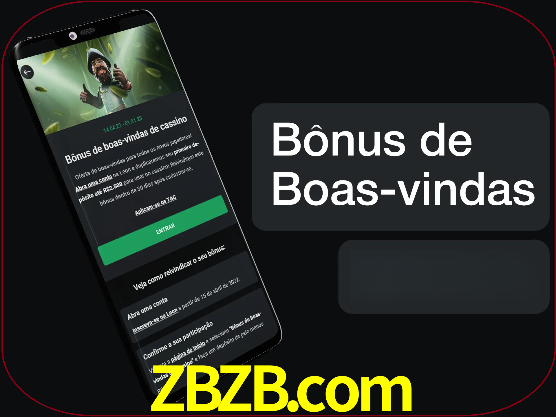 Não se esqueça de usar o bônus de boas-vindas.